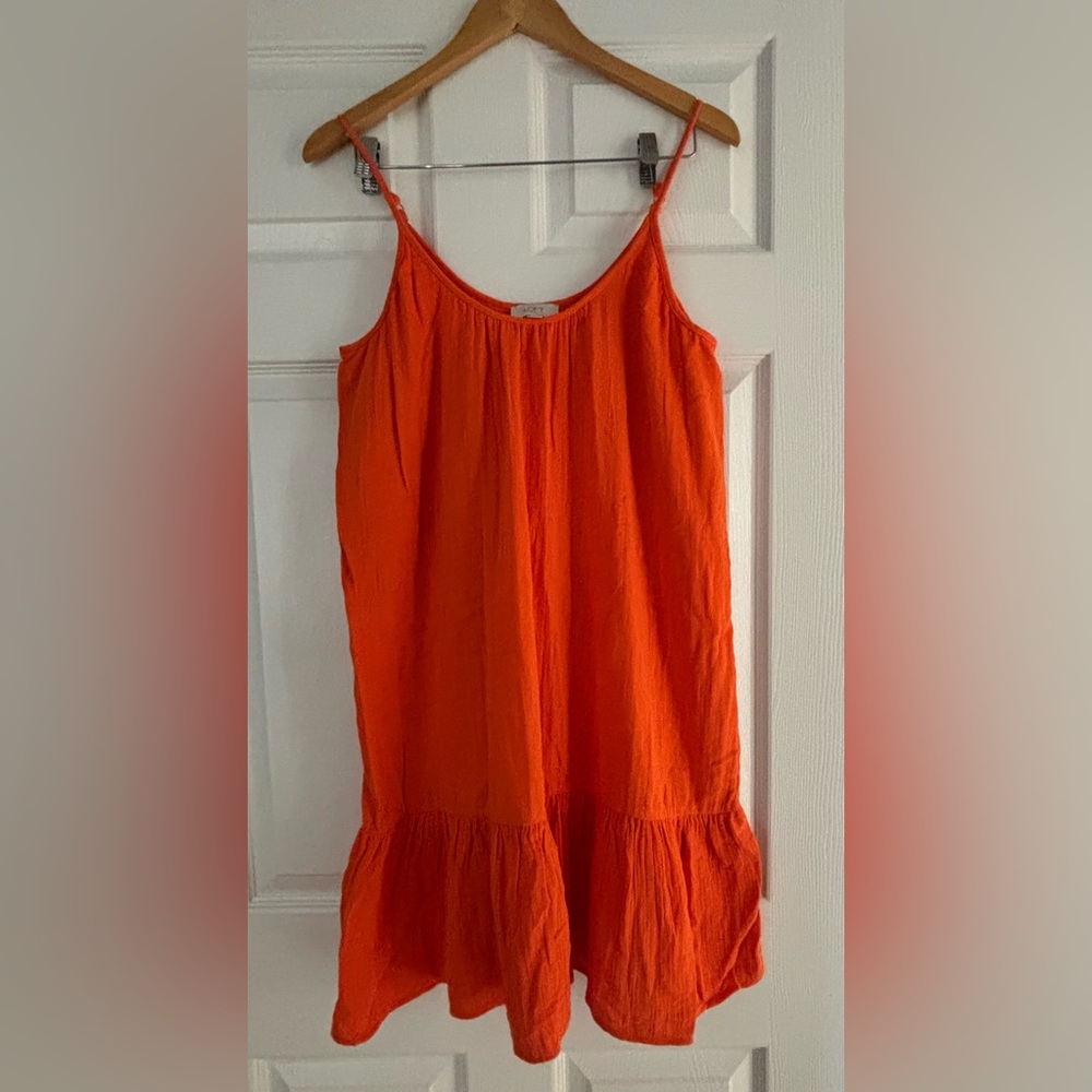 LOFT Vibrant Orange Camisole Top. Brand new, never worn.